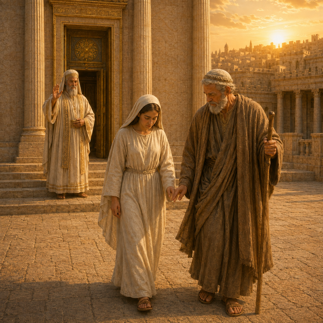 Why Did She Leave the Temple and Become Betrothed to Joseph?