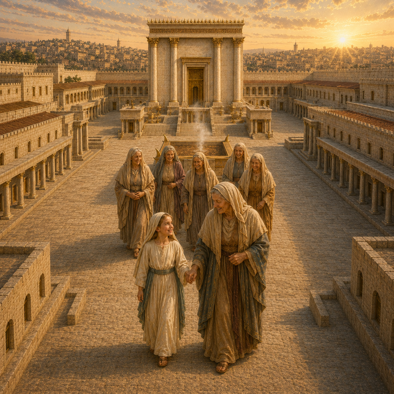 How Did the Virgin Mary Live in the Temple?